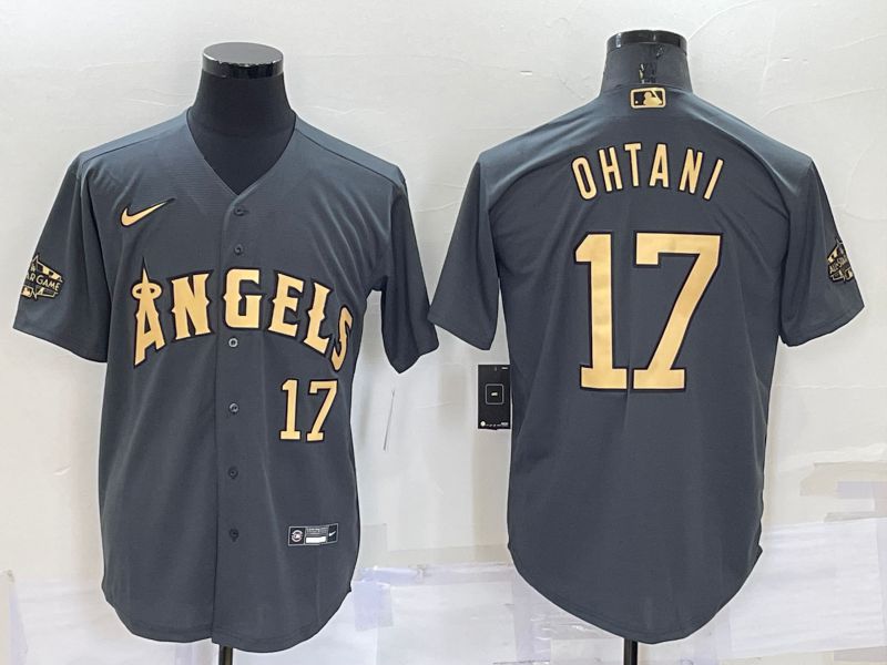Men Los Angeles Angels #17 Ohtani Grey 2022 All Star Nike MLB Jerseys->chicago white sox->MLB Jersey